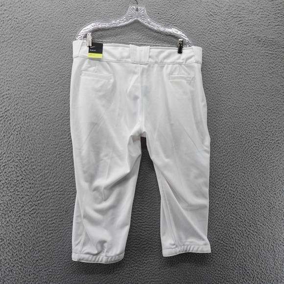 Nike Womens Baseball Softball Pants White XL Athletic Sport Knickers NWT - Picture 2 of 16